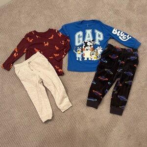 Gap Kids, Cat & Jack, Long Sleeved Shirts and Lounge Pants, Multicolor, 3T